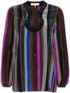 Pucci Silk Blouse In Brown
