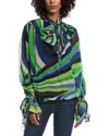 Pucci Silk Blouse In Multi