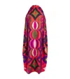 Pucci Silk Collane Print Maxi Kaftan Dress In Multi