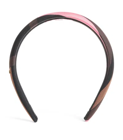 Pucci Silk Iride Print Headband In Pink