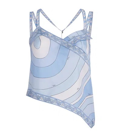 PUCCI PUCCI SILK IRIDE TOP
