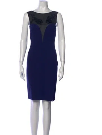 Pre-owned Pucci Silk Knee-length Dress In Blue