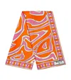 Pucci Silk Labirinto Scarf In Multi