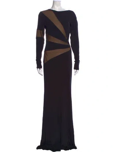 Pre-owned Pucci Silk Long Dress