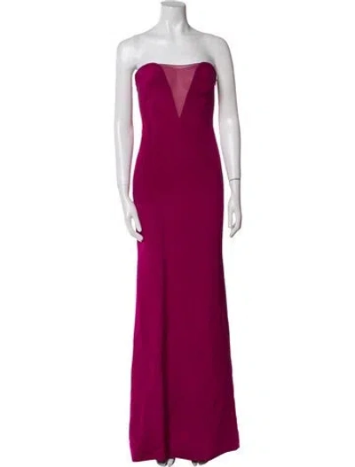 Pre-owned Pucci Silk Long Dress In Purple