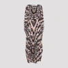 Pucci Nude Manuba-print Silk Crepe Long Caftan In Multi