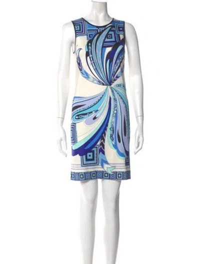 Pre-owned Pucci Silk Mini Dress