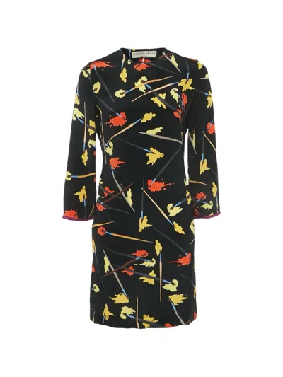 Pre-owned Pucci Silk Mini Dress In Black