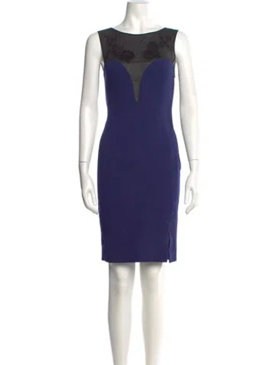 Pre-owned Pucci Silk Mini Dress In Blue