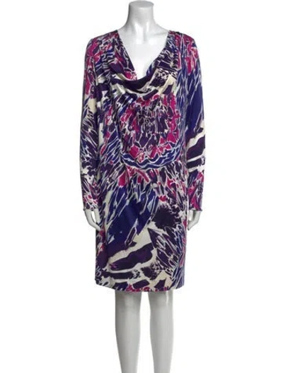 Pre-owned Pucci Silk Mini Dress In Multi