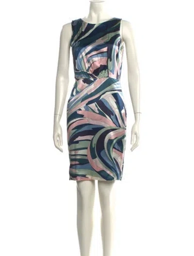 Pre-owned Pucci Silk Mini Dress In Multi