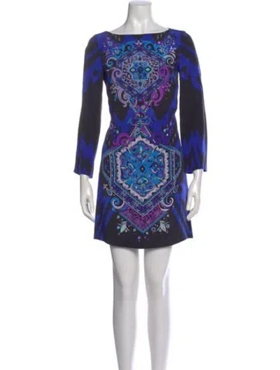 Pre-owned Pucci Silk Mini Dress In Multi