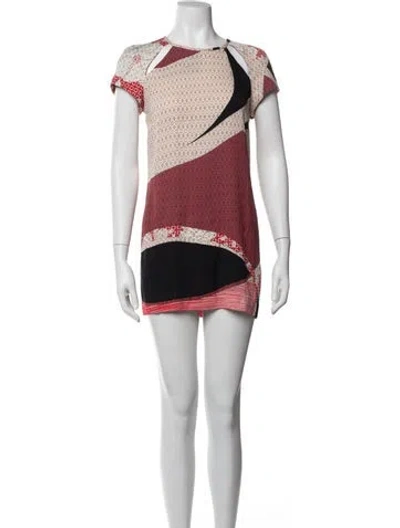 Pre-owned Pucci Silk Mini Dress In Multicolor