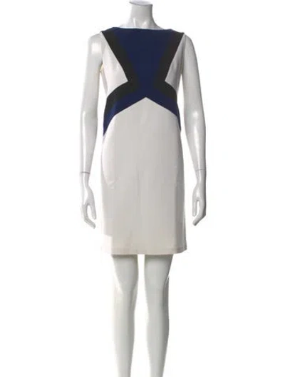 Pre-owned Pucci Silk Mini Dress In Neutral