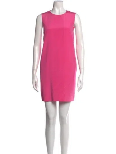 Pre-owned Pucci Silk Mini Dress In Pink
