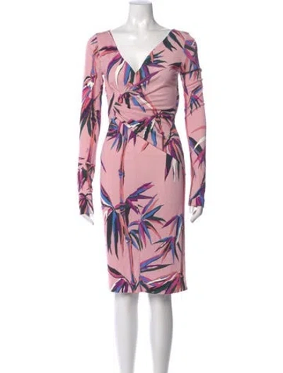 Pre-owned Pucci Silk Mini Dress In Pink