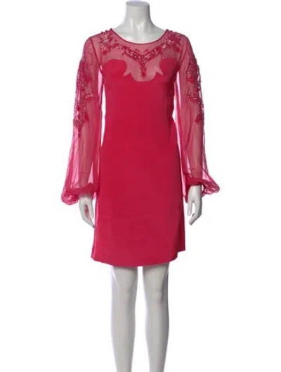 Pre-owned Pucci Silk Mini Dress In Pink