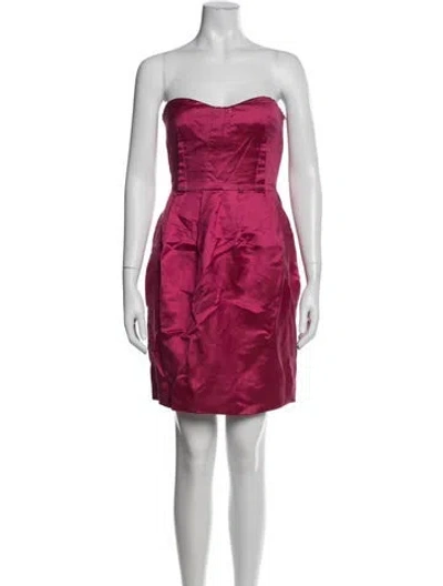 Pre-owned Pucci Silk Mini Dress In Pink