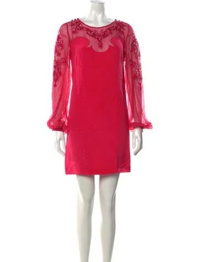 Pre-owned Pucci Silk Mini Dress In Pink