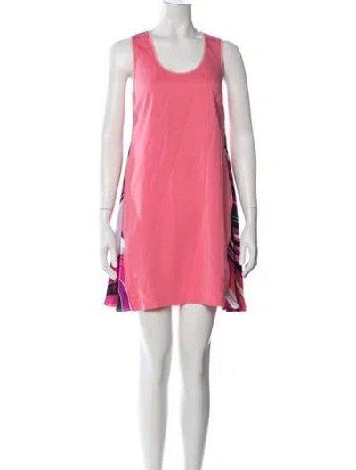 Pre-owned Pucci Silk Mini Dress W/ Tags In Pink