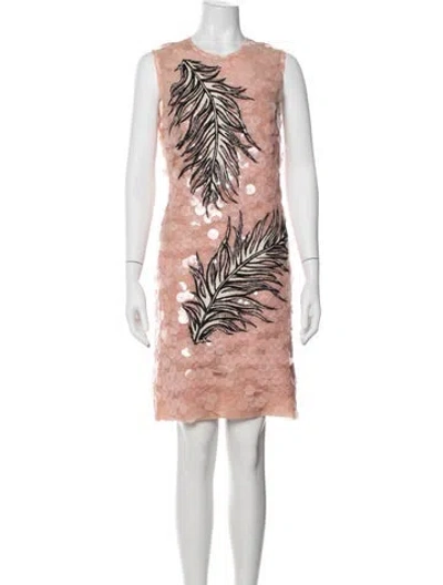 Pre-owned Pucci Silk Mini Dress W/ Tags In Pink