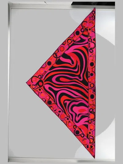 Pucci Silk Mini Foulard In Multi