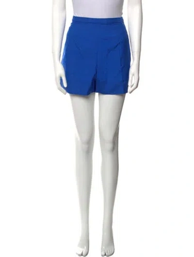 Pre-owned Pucci Silk Mini Shorts In Blue