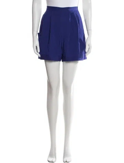 Pre-owned Pucci Silk Mini Shorts In Purple