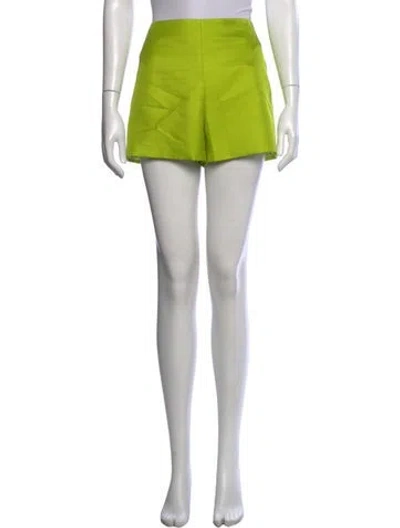 Pre-owned Pucci Silk Mini Shorts W/ Tags In Green