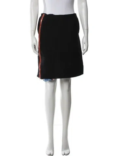 Pre-owned Pucci Silk Mini Skirt In Black