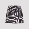 Pucci High Waist Abstract Pattern Mini Skirt In Multi