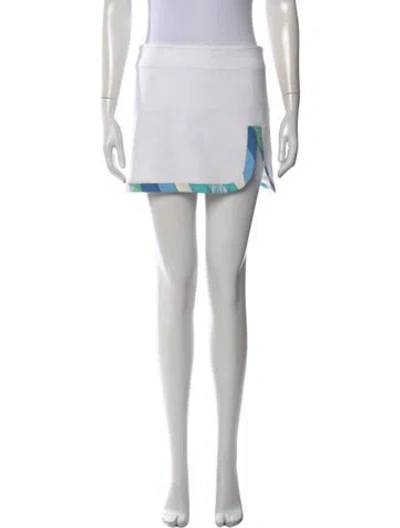 Pre-owned Pucci Silk Mini Skirt In Pink