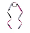 Pucci Silk Onde Print Scarf Necklace
