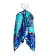 Pucci Orchidee Print Asymmetric Chain Top In Multi
