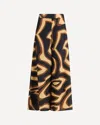 Pucci Silk Pants In Brown