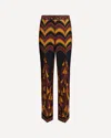 Pucci Baiadera Print Silk Pants In Brown