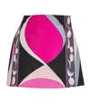 Pucci Pesci Silk Twill Miniskirt