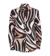 Pucci Silk Printed Blouse In Multi