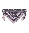 Pucci Silk Printed Headscarf In Pink