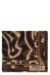 Pucci Geometric-pattern Silk Scarf In Brown