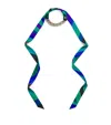 Pucci Silk Printed Scarf Necklace