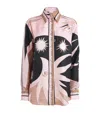 Pucci Silk Shirt With Bold Abstract Patterns