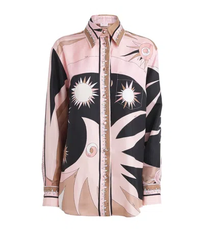 PUCCI SILK PRINTED SHIRT