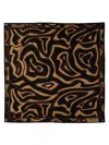 Pucci Silk Scarf In Brown