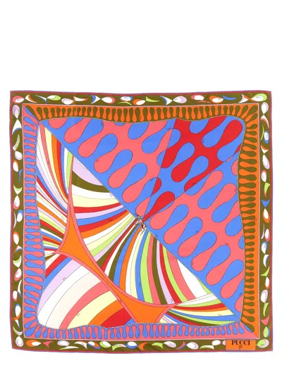 Pucci Silk Scarf In Multicolor