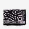 Pucci Silk Scarf With Maze Print In Black