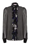Pucci Women's Silk Shirt In Black