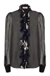 Pucci Women's Silk Shirt In Black
