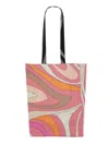 Pucci Silk Shopper Bag With Pattern