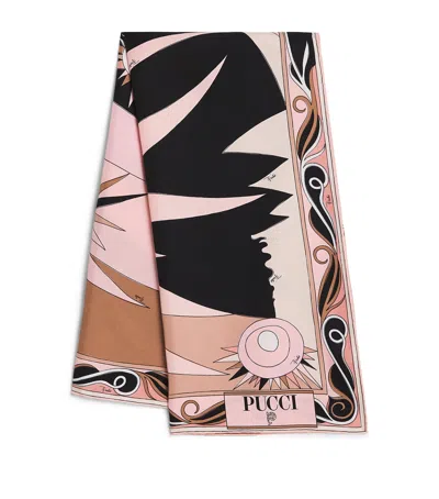 Pucci Silk Stella Print Square Scarf